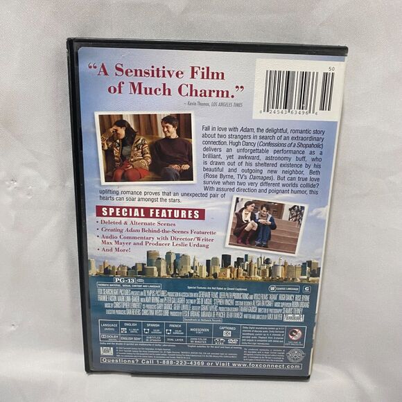 Adam DVD Movie Romance Comedy Drama With Case Rose Byrne Hugh Dancy - Picture 3 of 9